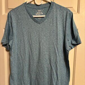 Men's Urban Pipeline Ultimate T Shirt Size Large Blue w/White Stripes